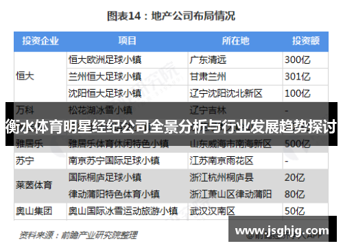 衡水体育明星经纪公司全景分析与行业发展趋势探讨